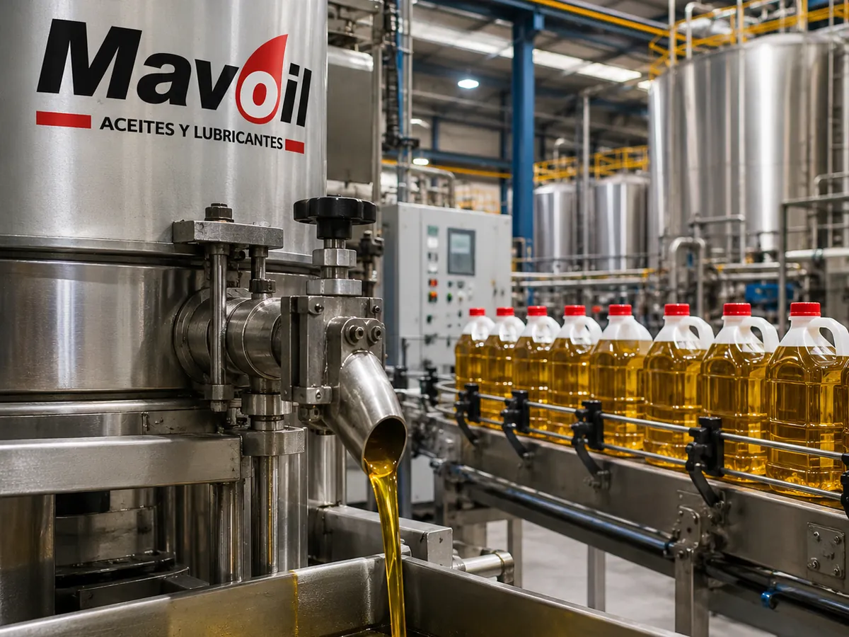 Control de proceso y fabricaci&oacute;n de lubricantes Mavoil